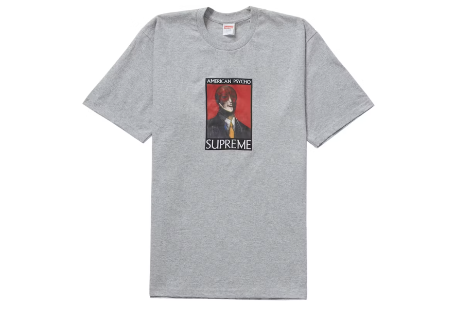 Supreme American Psycho Tee Grey