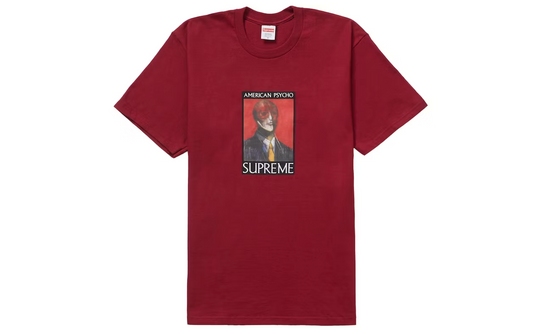 Supreme American Psycho Tee Cardinal