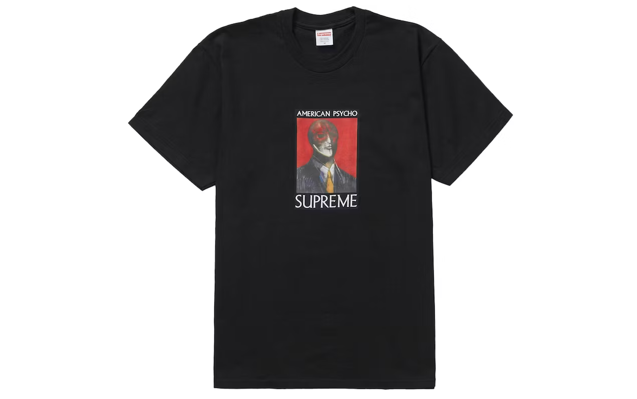 Supreme American Psycho Tee Black