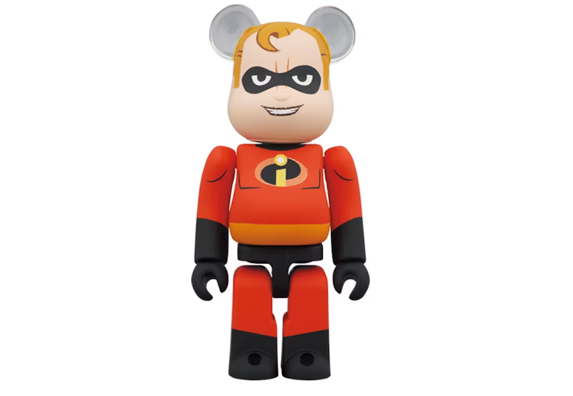 Bearbrick Disney Pixar Mr. Incredible 100% & 400% Set