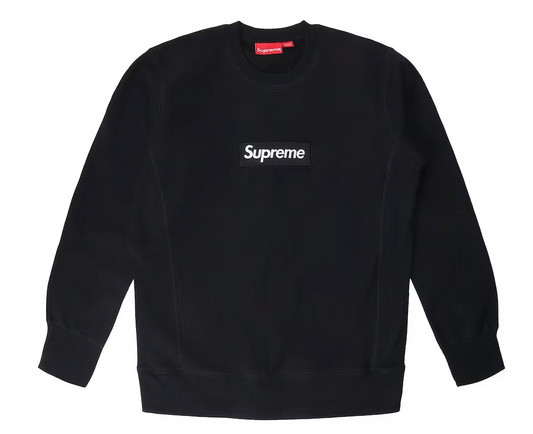 Supreme Box Logo Crewneck (FW15) Black