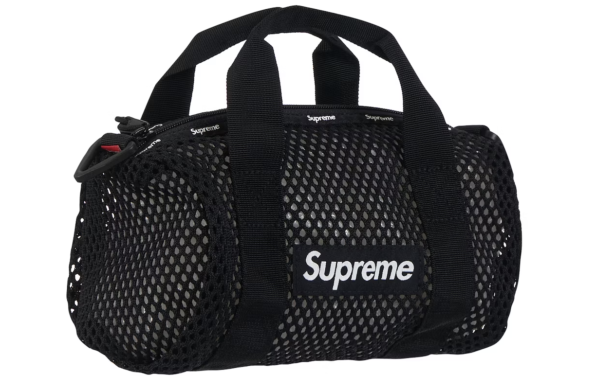 Supreme Mesh Mini Duffle Bag Black