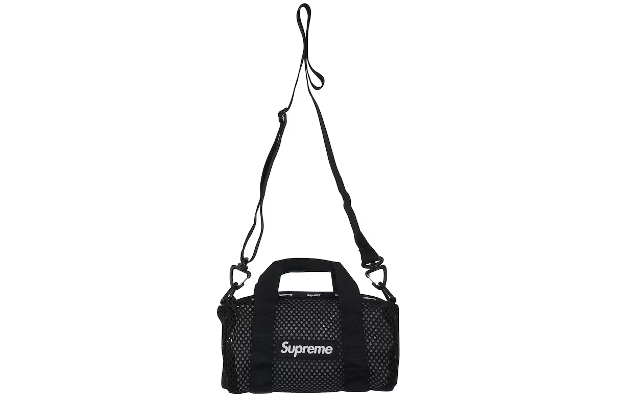 Supreme Mesh Mini Duffle Bag Black