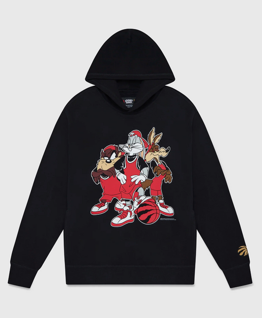 OVO Looney Tunes X Raptors 3-On-3 Hoodie Black