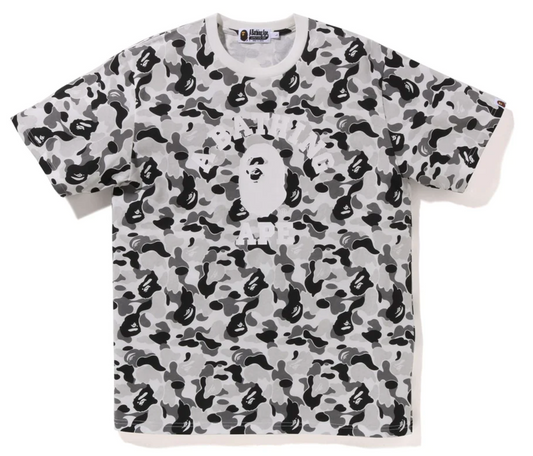 BAPE College Logo Full Camo Grey