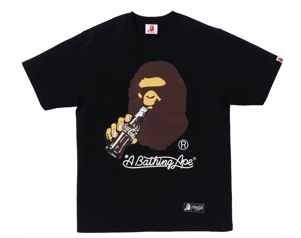 BAPE x Coca-Cola Ape Head Tee Black