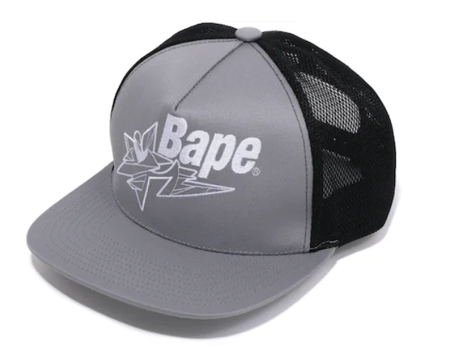 BAPE x Louis De Guzman Mesh Cap Grey