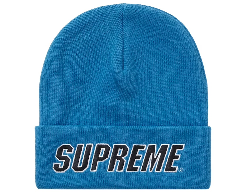 Supreme Slant Beanie Blue