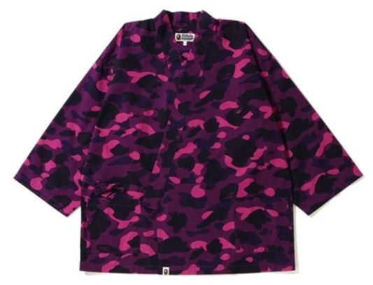 BAPE Kimono Reversible Purple Jacquard Camo