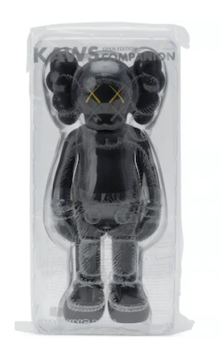 KAWS Companion Open Edition Vinyl Figure Black