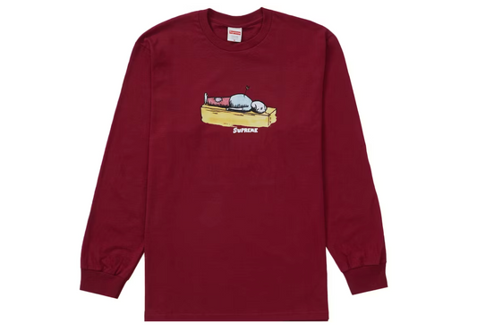 Supreme Neil Blender Arrow L/S Tee Cardinal