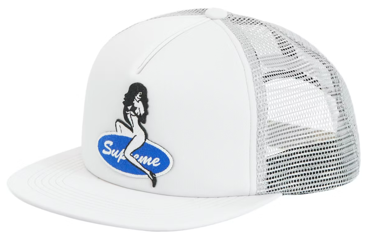 Supreme Pin Up Mesh Back 5-Panel (FW23) Grey