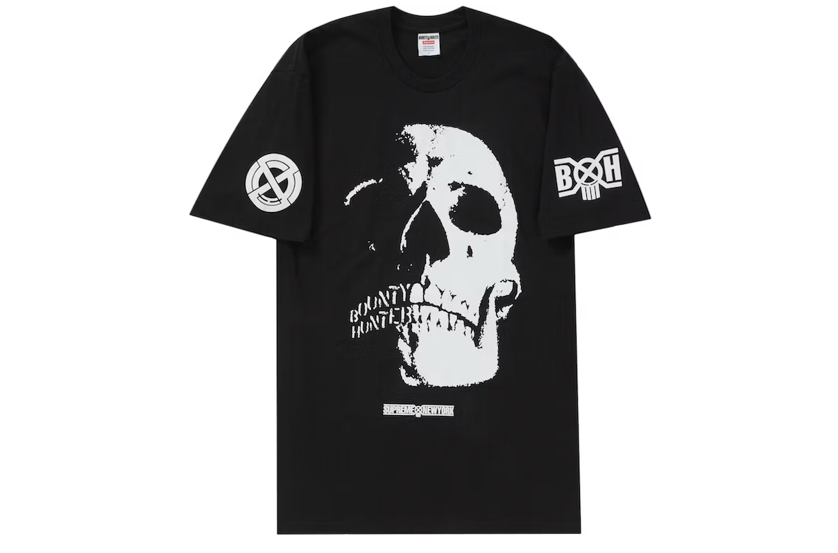 Supreme Bounty Hunter Skulls Tee Black