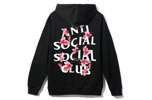 Anti Social Social Club 4k Kkoch Hoodie Black