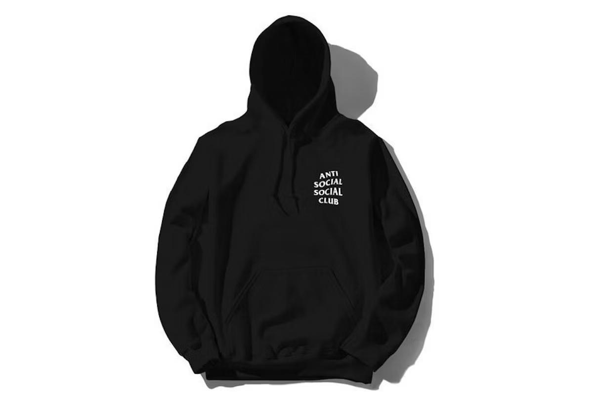 Anti Social Social Club 4k Kkoch Hoodie Black