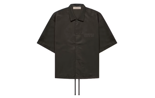 Fear of God Essentials SS Nylon Shirt Off Black