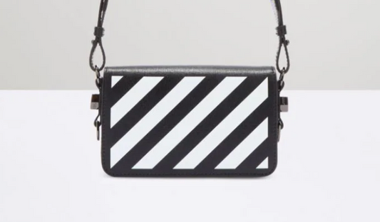 Off-White Diag Camera Bag Industrial Black White