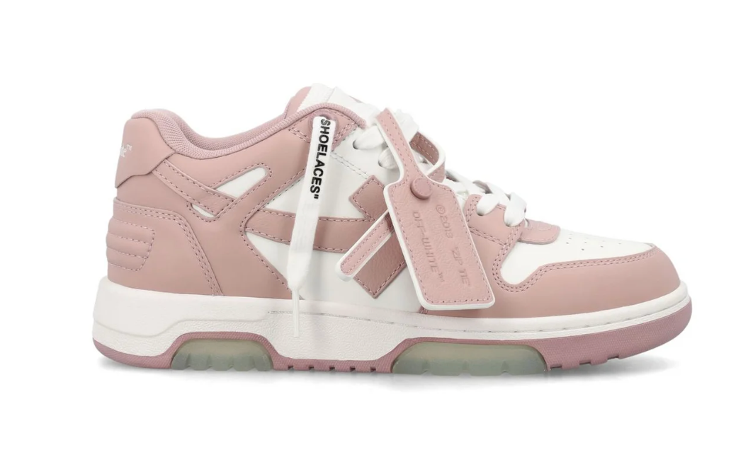Off-White Out of Office Calf Leather White Light Pink