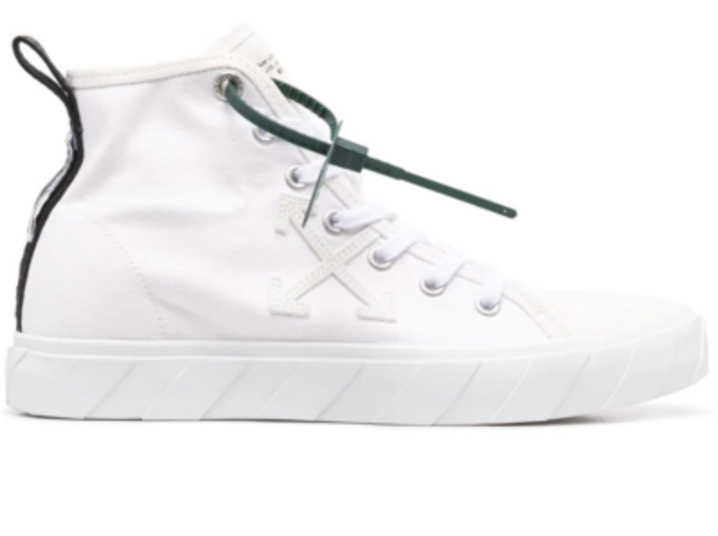 Off-White Mid Top Vulcanized Canvas White/White