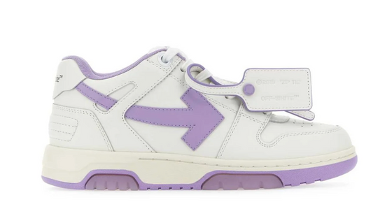 Off-White Out of Office Calf Leather White Lilac