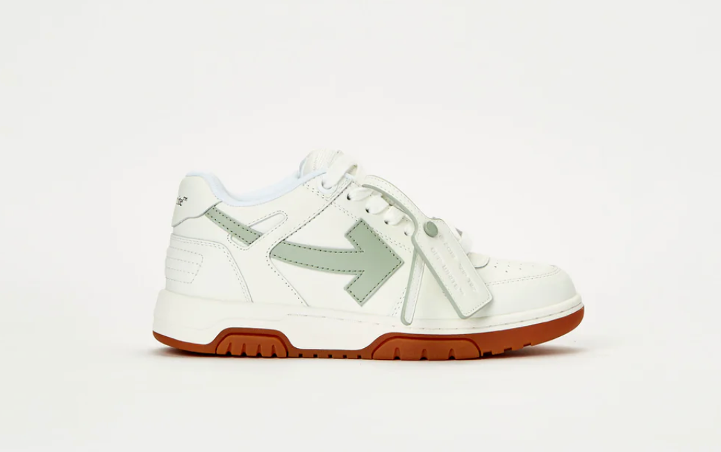 Off-White Out of Office Calf Leather White Seafoam