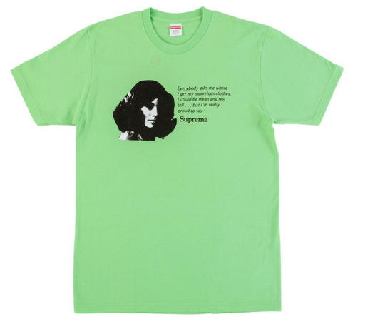 Supreme Mean Tee Light Green