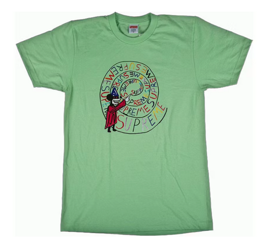 Supreme Joe Roberts Swirl Tee Bright Green