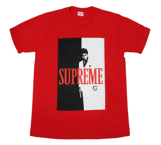 Supreme Scarface Split Tee Red