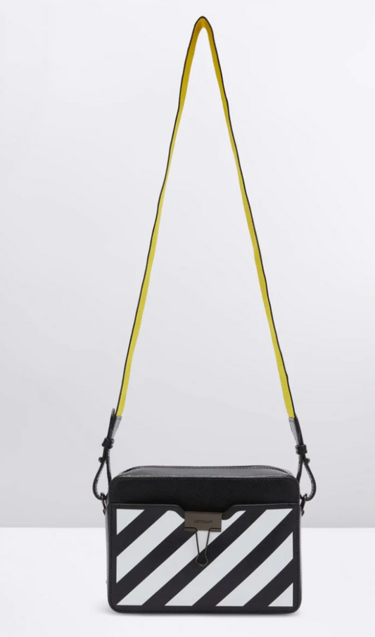 Off-White Diag Camera Bag Industrial Black White