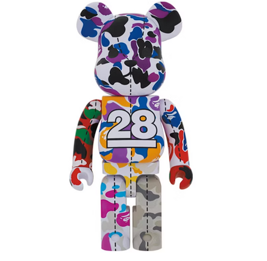 Bearbrick x BAPE 28th Anniversary Camo #2 1000%