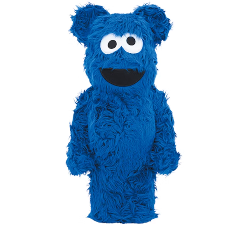 Bearbrick x Sesame Street Cookie Monster Costume Ver. 1000%