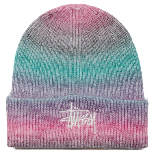 Stussy Workgear spray Cuff Beanie Teal