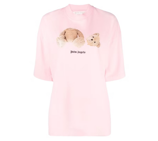 Palm Angels Bear Loose T-Shirt Almond Blossom/Brown