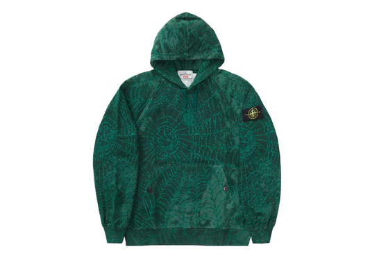 Supreme Stone Island Hooded Sweatshirt (FW23) Dark Green