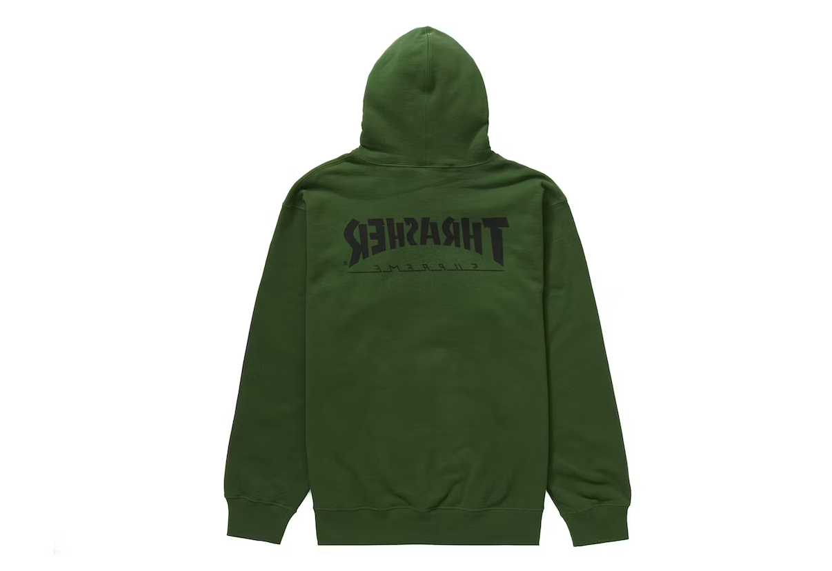 Supreme Thrasher Hooded Sweatshirt Green Gallery CDMX