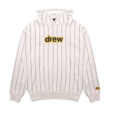 drew house secret hoodie navy pinstripe