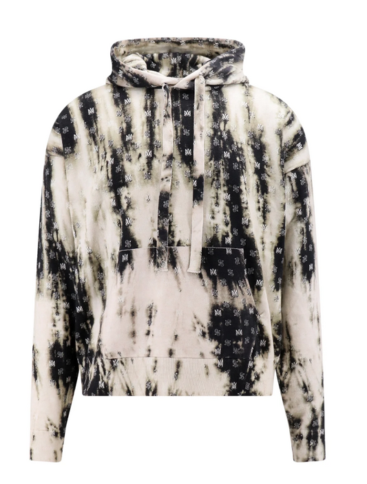 Amiri MA Bleach Paisley Hoodie Black