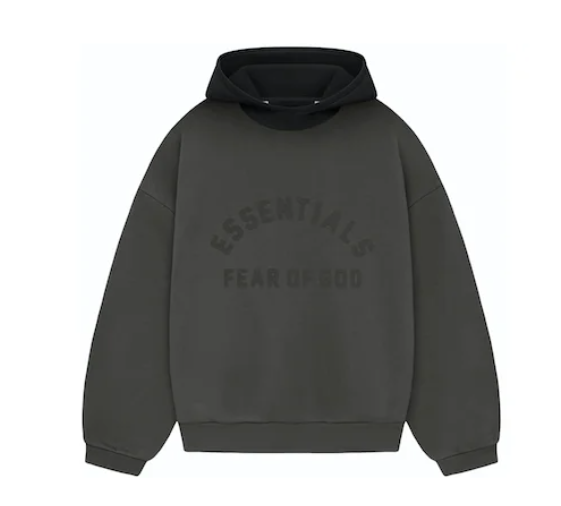 Fear of God Essentials Nylon Fleece Hoodie Ink/Jet Black