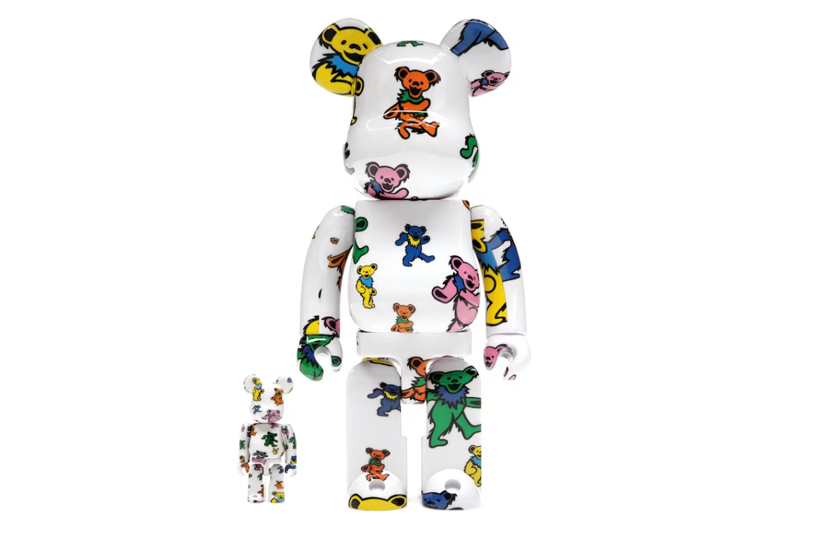 SEt Bearbrick x Grateful Dead (Dancing Bear) 100% & 400%