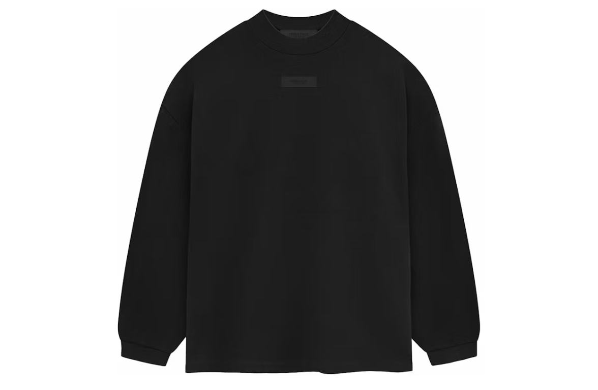 Fear of God Essentials Longsleeve Shirt Jet Black