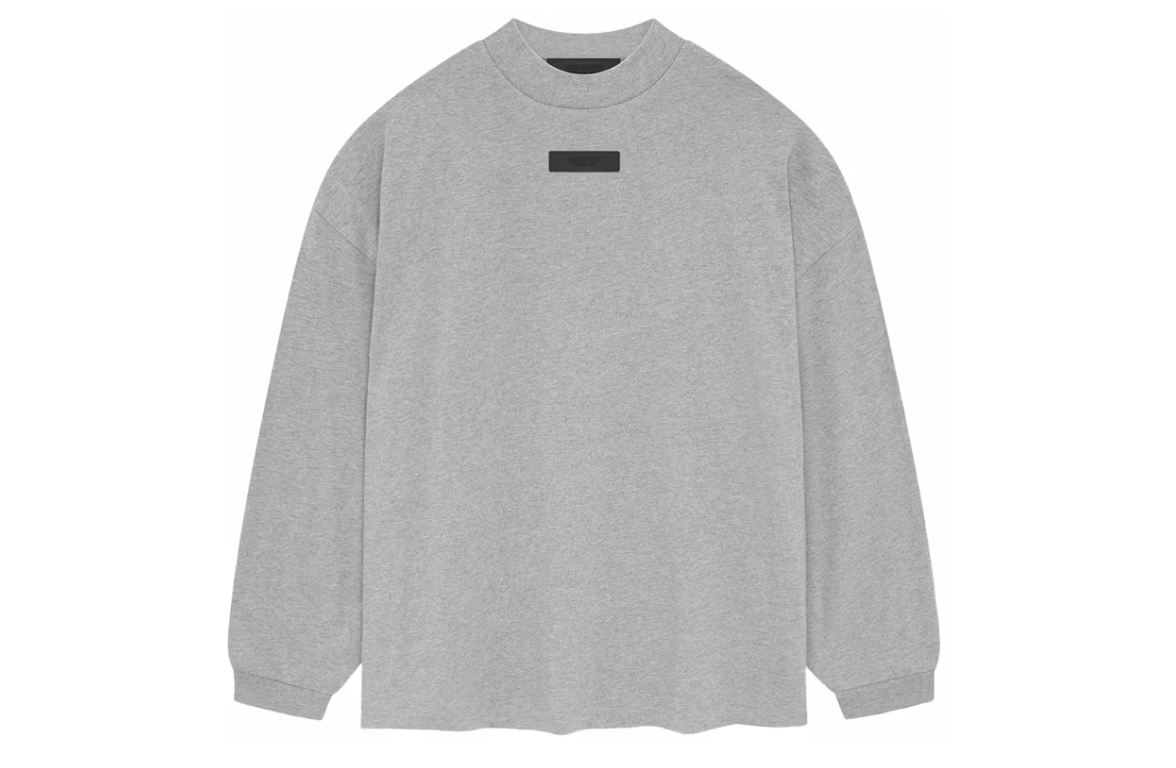 Fear of God Essentials Longsleeve Tee Light Heather Grey