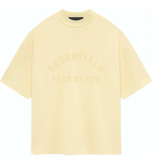 Fear of god Essentials Heavy Jersey SS Tee Garden Yellow