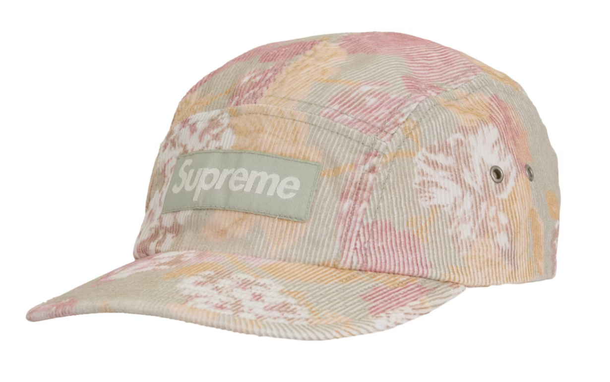 Supreme Corduroy Pocket Camp Cap Floral