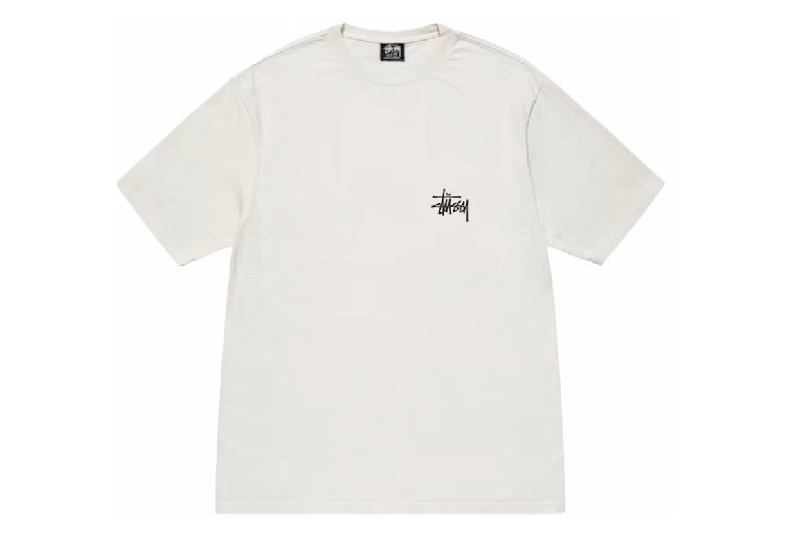 Stüssy Basic Stüssy Tee Pigment Dyed Natural