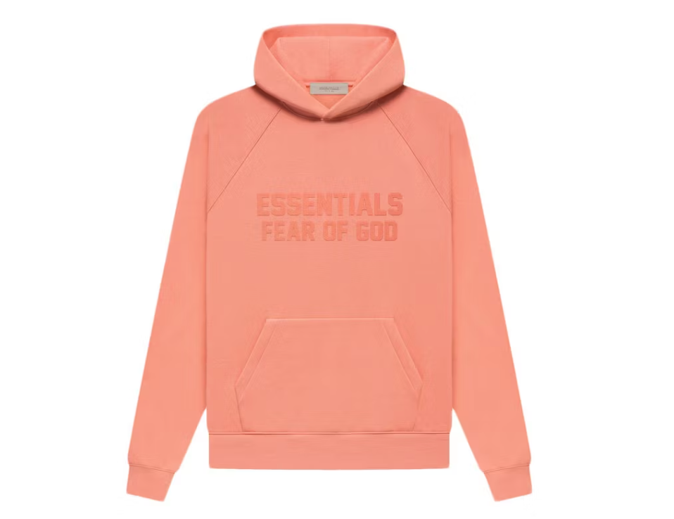 Fear of God Essentials Hoodie Coral