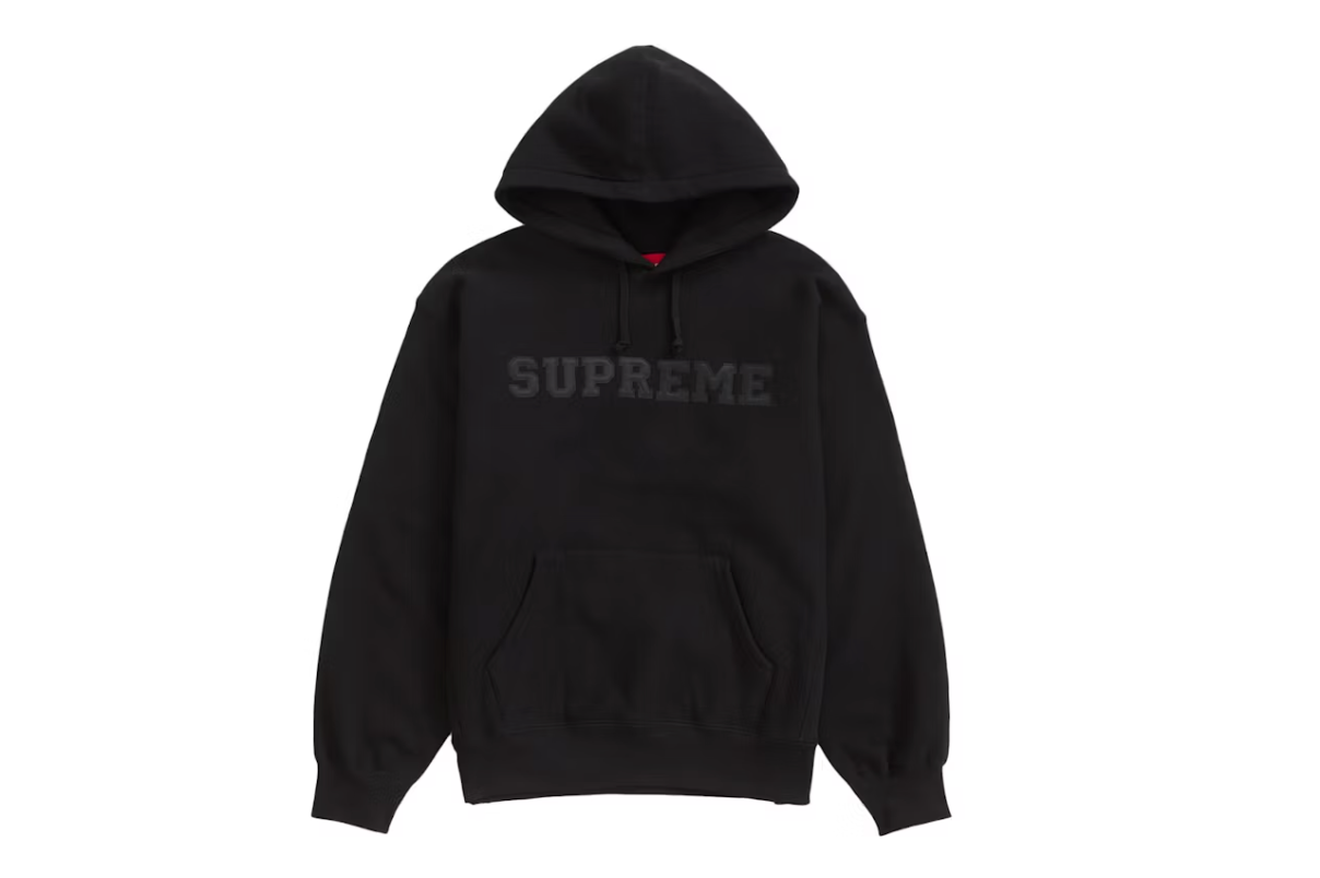 Supreme Collegiate Hooded Sweatshirt Black