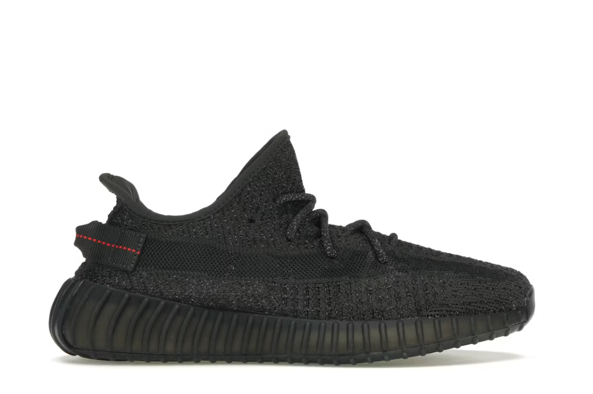 Adidas yeezy 350 black refflective