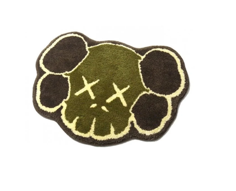 Tapete original Fake Kaws x G1950 Rug Mat olive