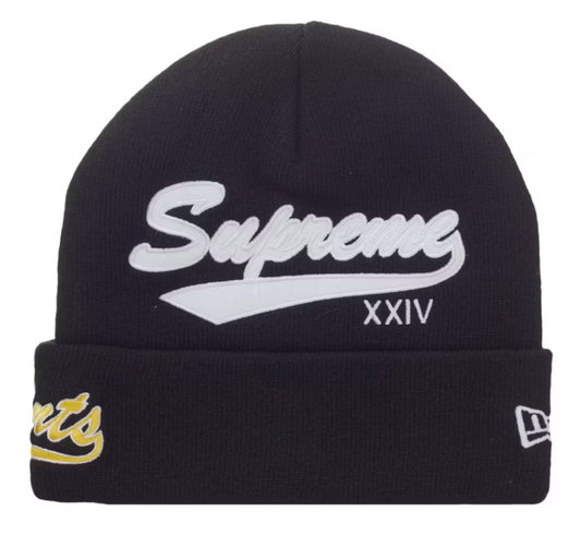 Supreme New Era Salvation Beanie Black