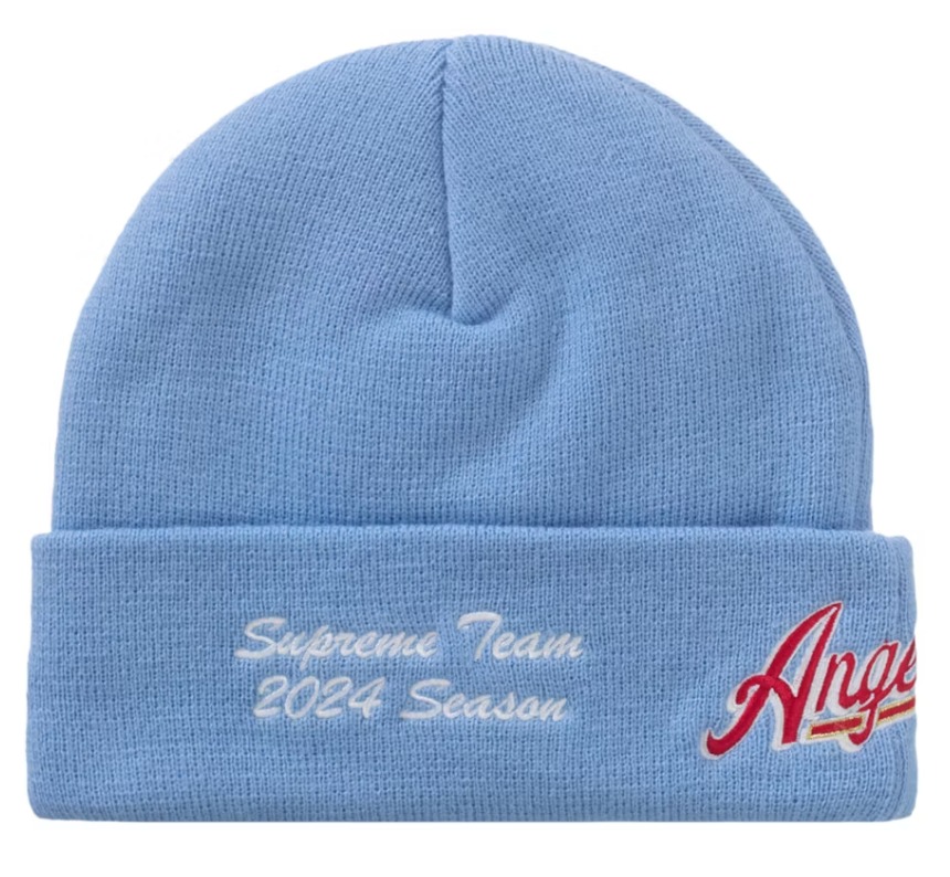 Supreme New Era Salvation Beanie Light Blue